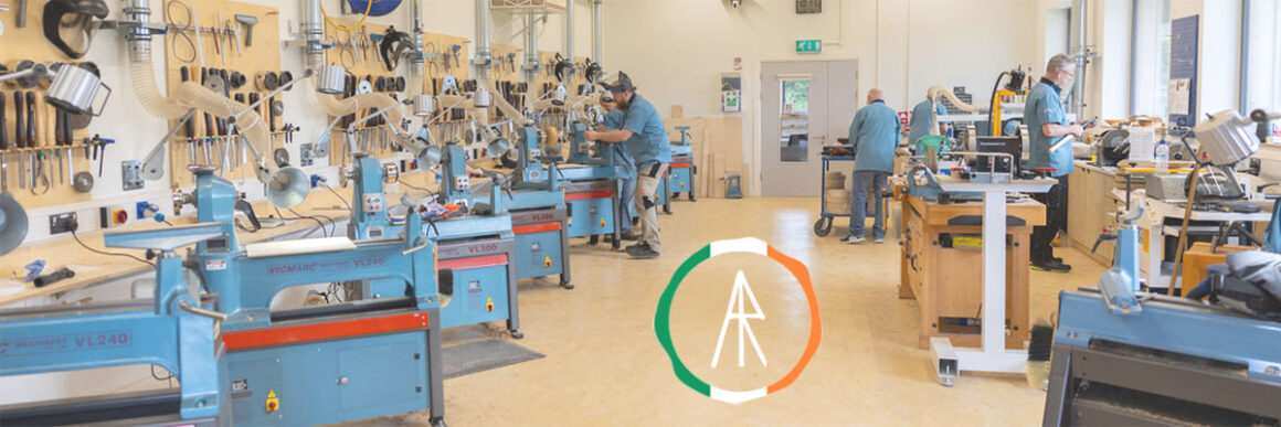 Die Werkstatt im Woodturning Study Centre von Glenn Lucas